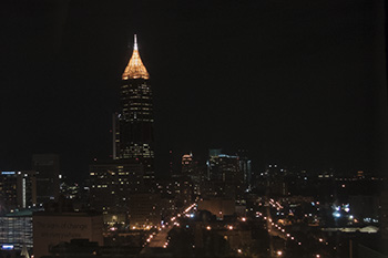 Nattbild över Atlanta